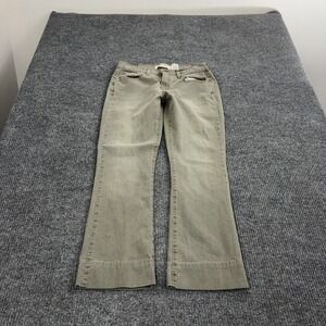 Levis 515 Jeans Womens 10 M Olive Green‎ Cotton Blend Bootcut Stretch Y2K Retro